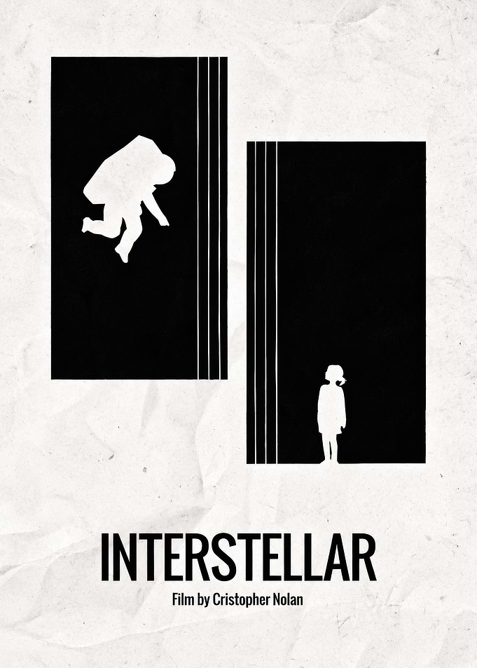 Interstellar Minimalist Movie Poster