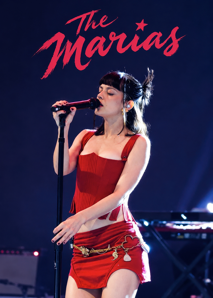 The Marias Lead Singer Performing Live
