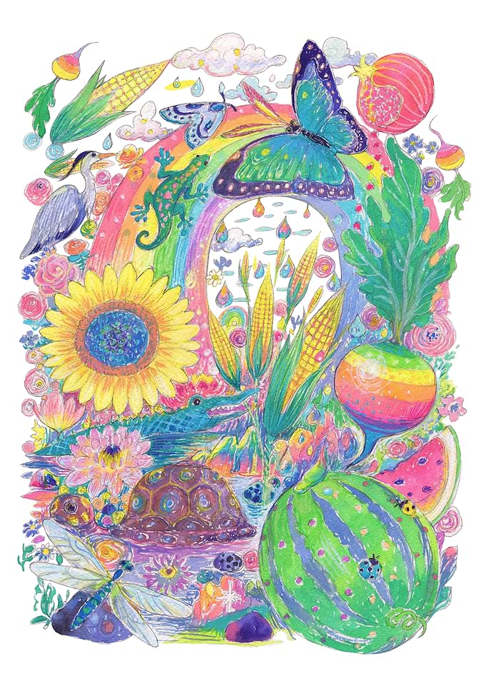 Under the Rainbow, Where Corn Grows in the Sea