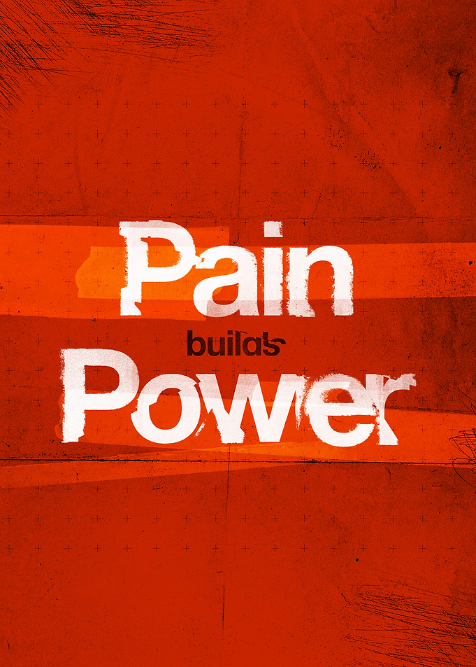 Pain Builds Power Motivational Poster