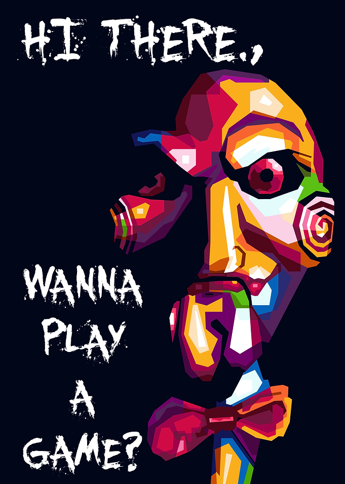 Billy the Puppet Pop Art Poster