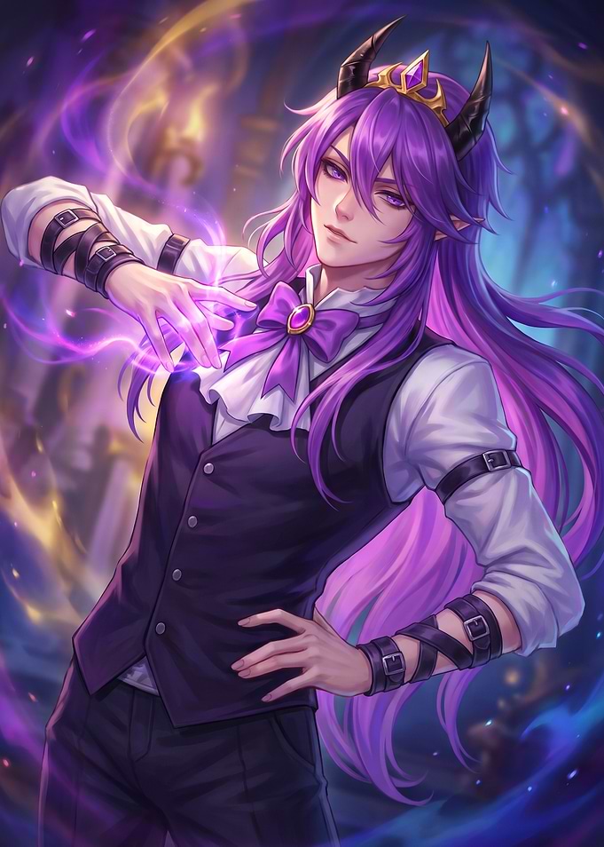 wemmbu Purple Haired