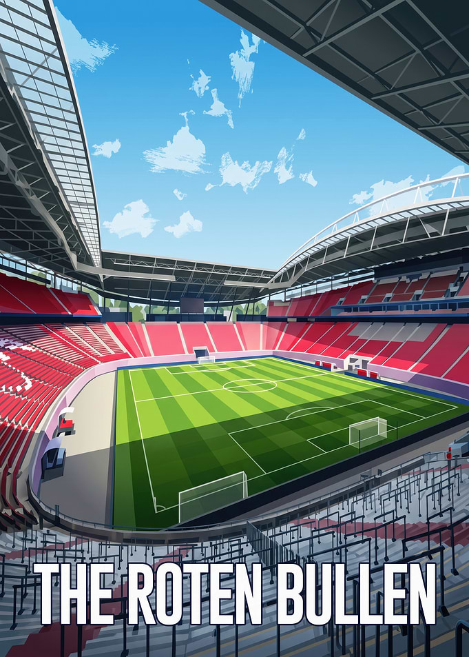 The Roten Bullen Stadium Poster