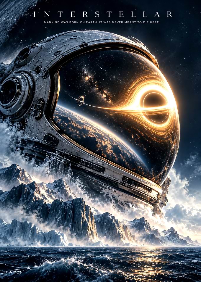 Interstellar Movie Poster Art