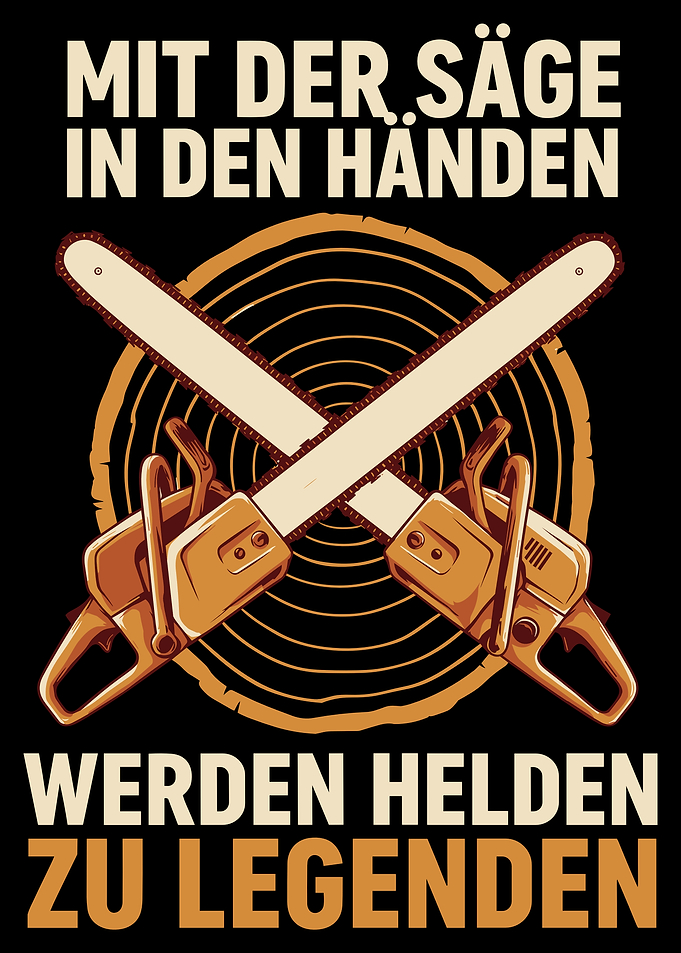 Lumberjack Chainsaw Legend Quote Design