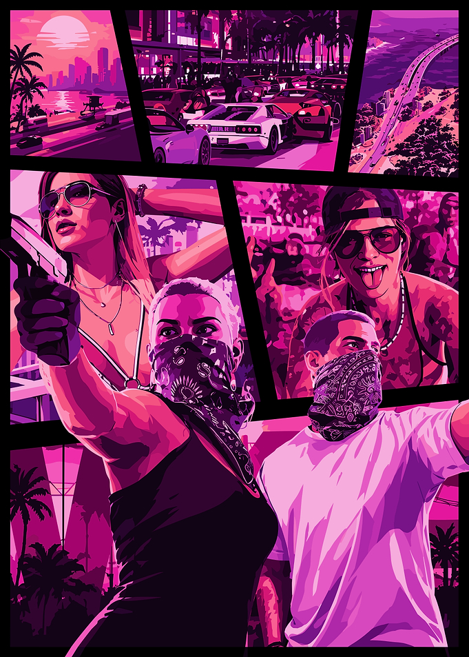 Grand Theft Auto VI Poster Art