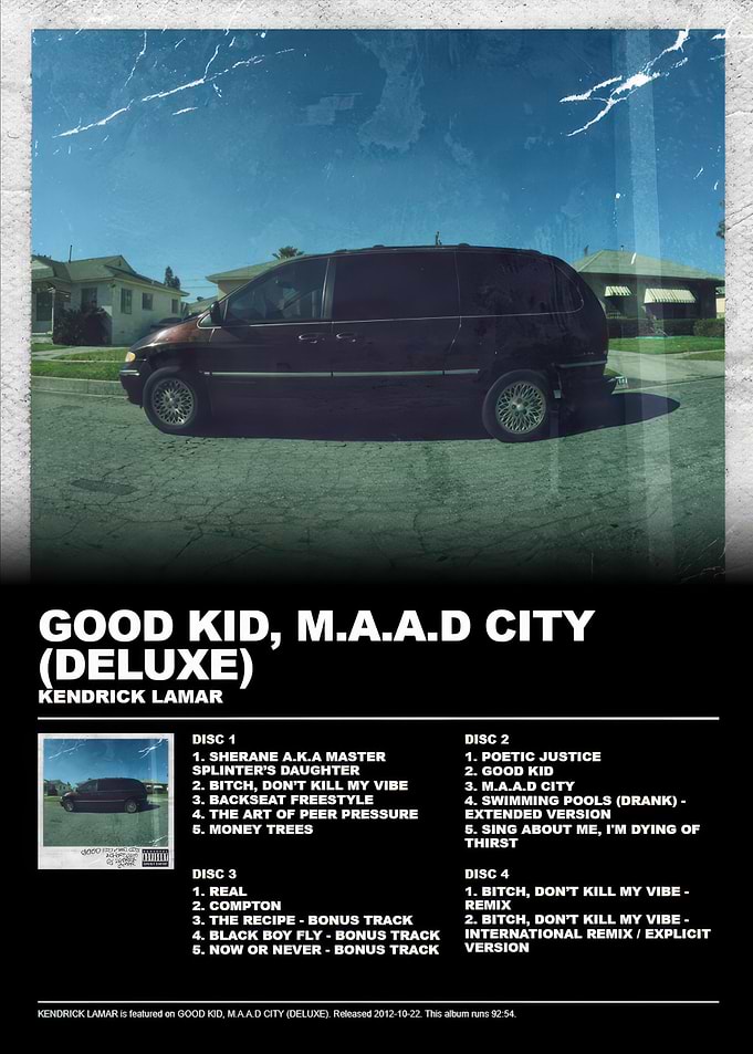 Kendrick Lamar Good Kid M.A.A.D City