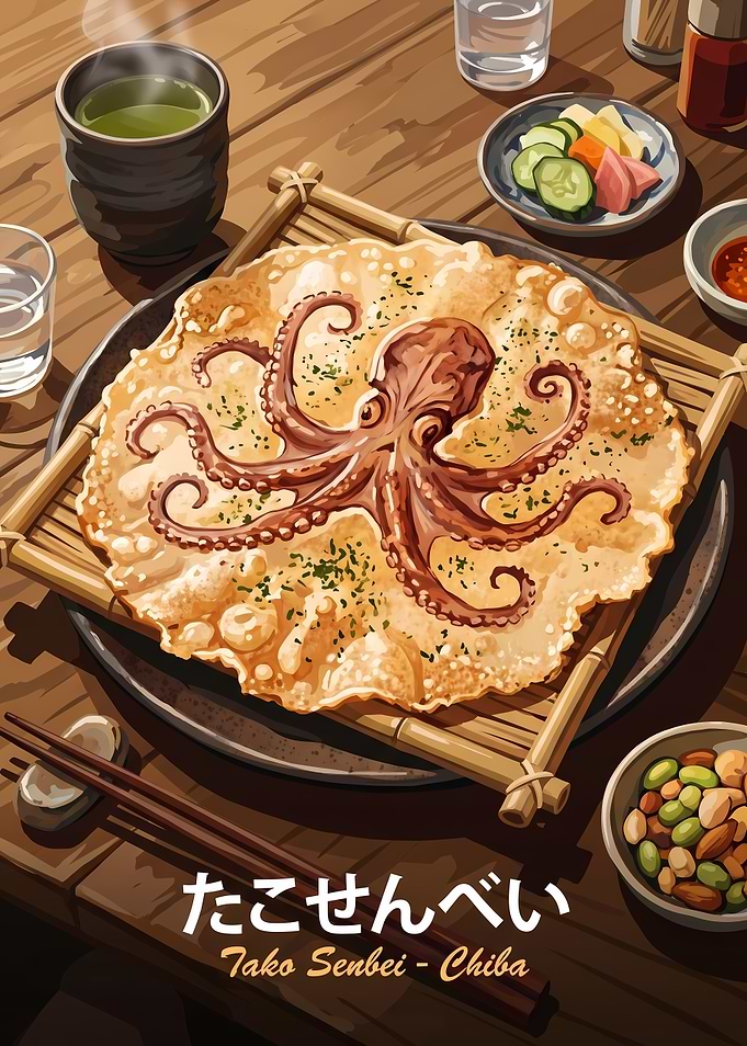 Tako Senbei Octopus Cracker