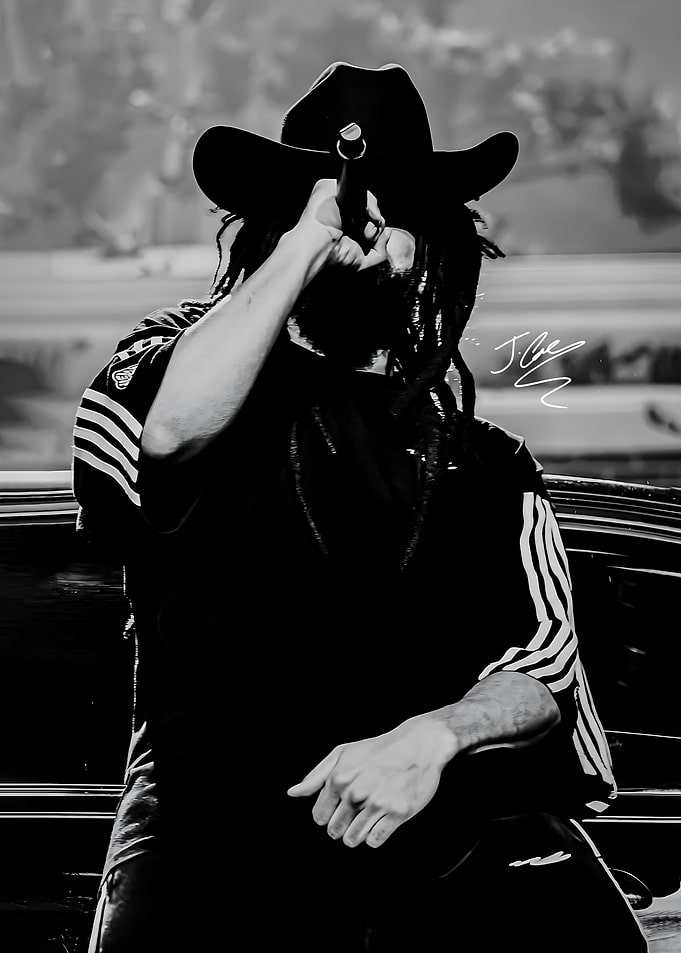 J. Cole Performing in Cowboy Hat