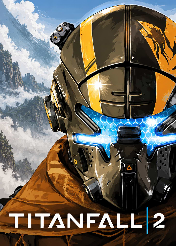 Titanfall 2 Pilot Helmet Poster
