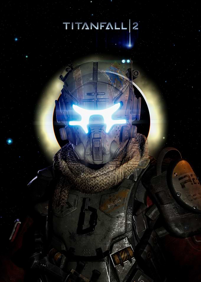 Titanfall 2 Pilot Helmet Poster