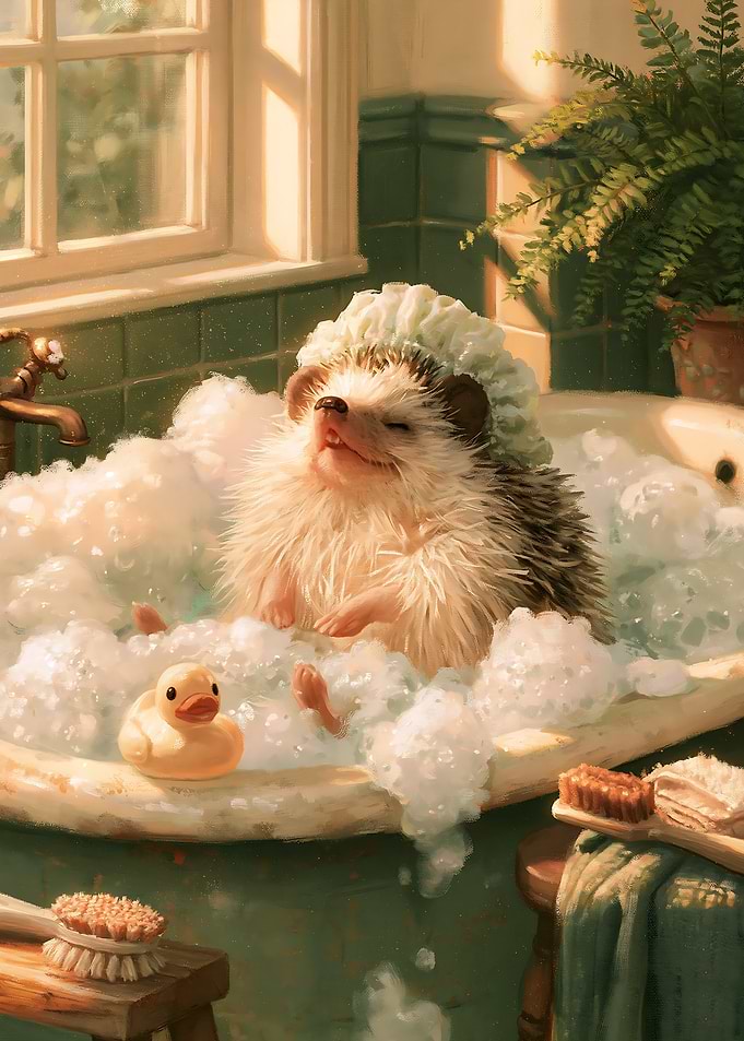Hedgehog Bubble Bath