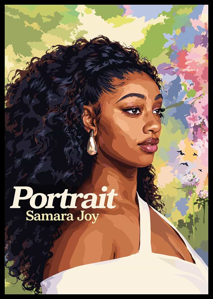 Samara Joy Portrait Poster
