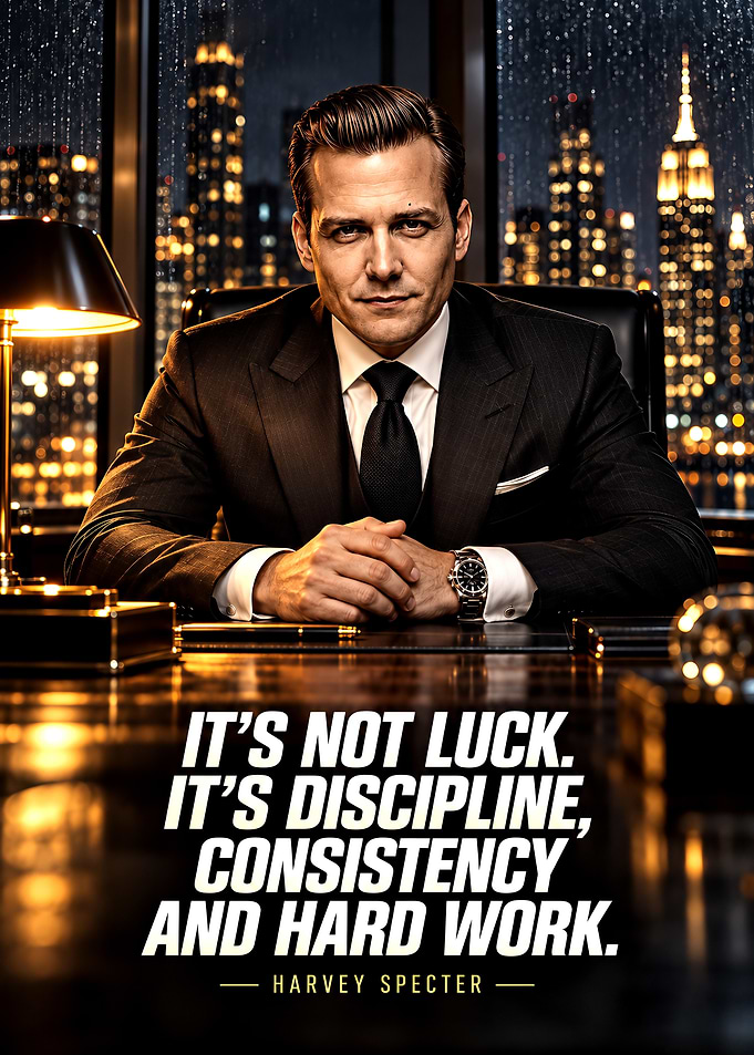 Harvey Specter Inspirational Office Poster
