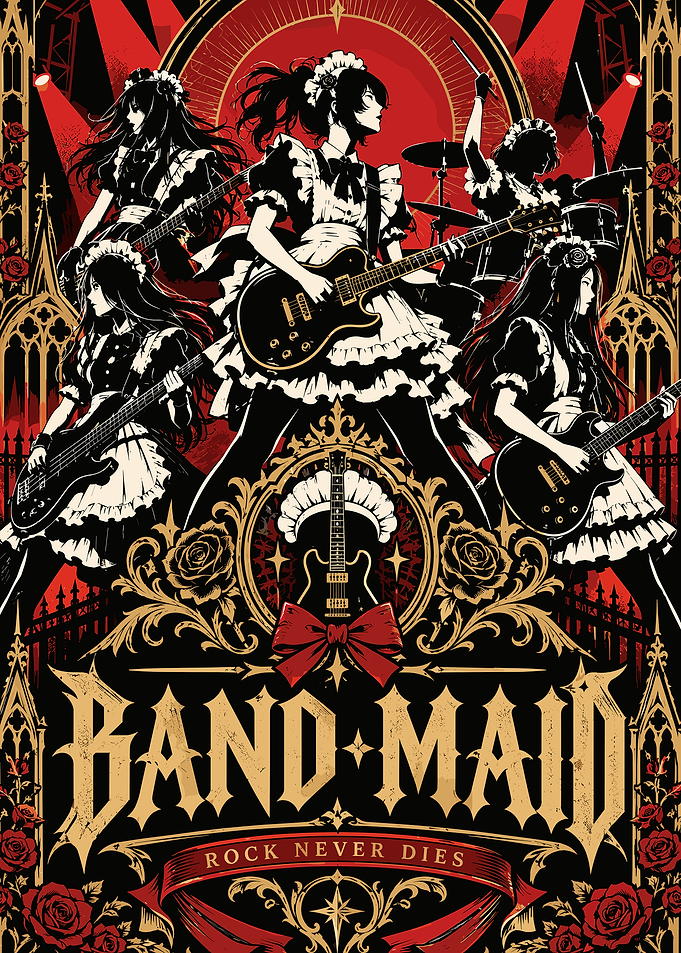 Band-Maid Rock Never Dies Poster