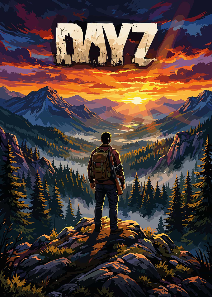DayZ Survival Game Poster Art