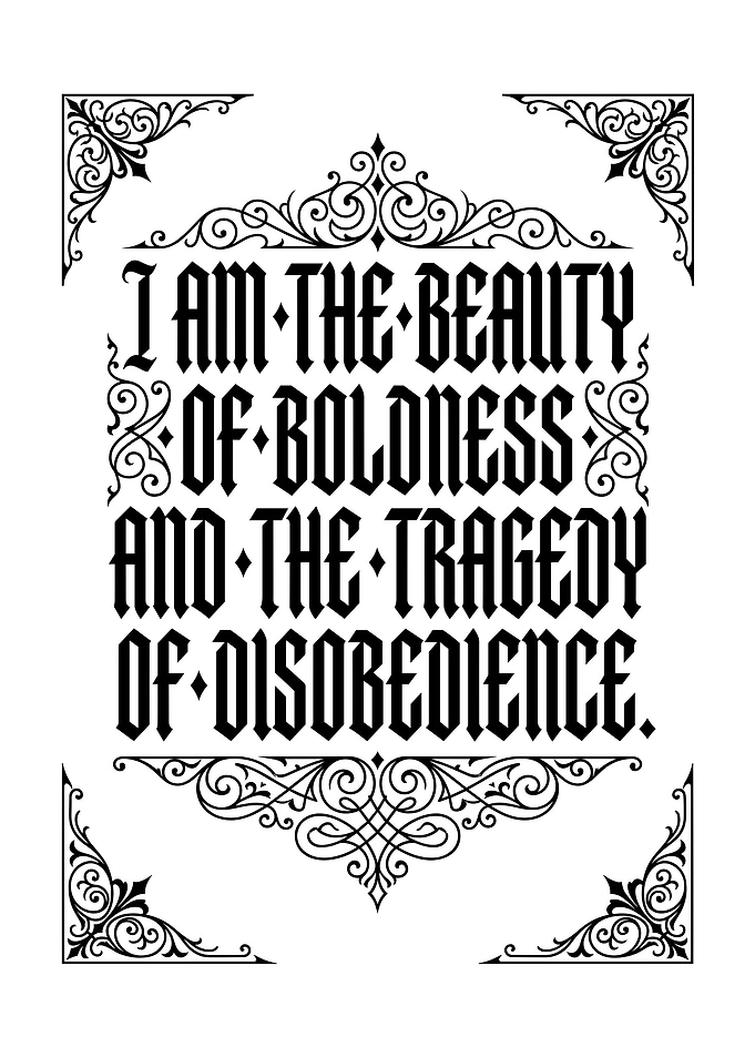 Inspirational Quote Typography Poster
