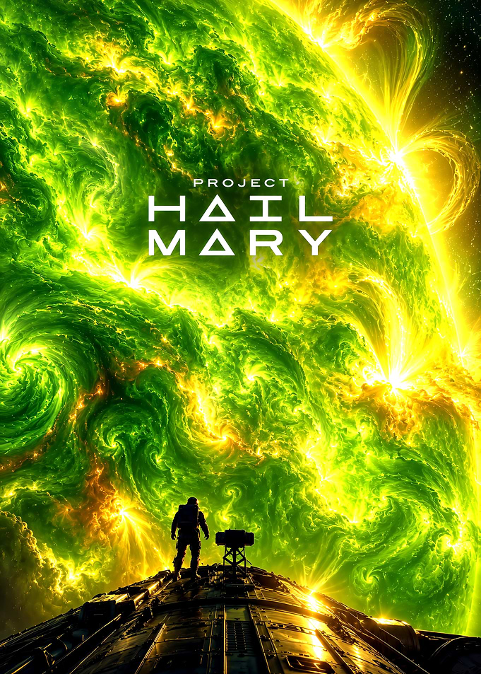 Project Hail Mary Space Poster