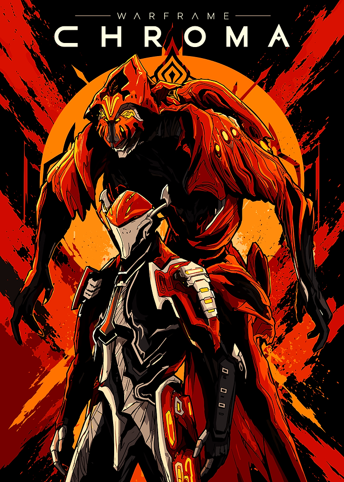 Warframe Chroma Character Poster