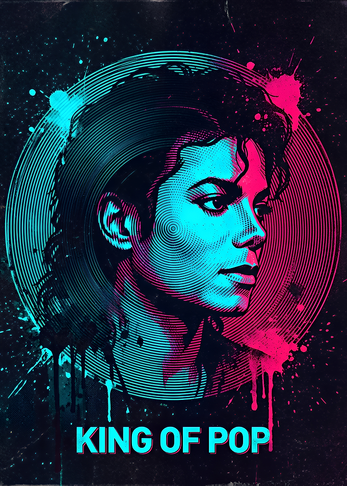 Michael Jackson King of Pop Poster