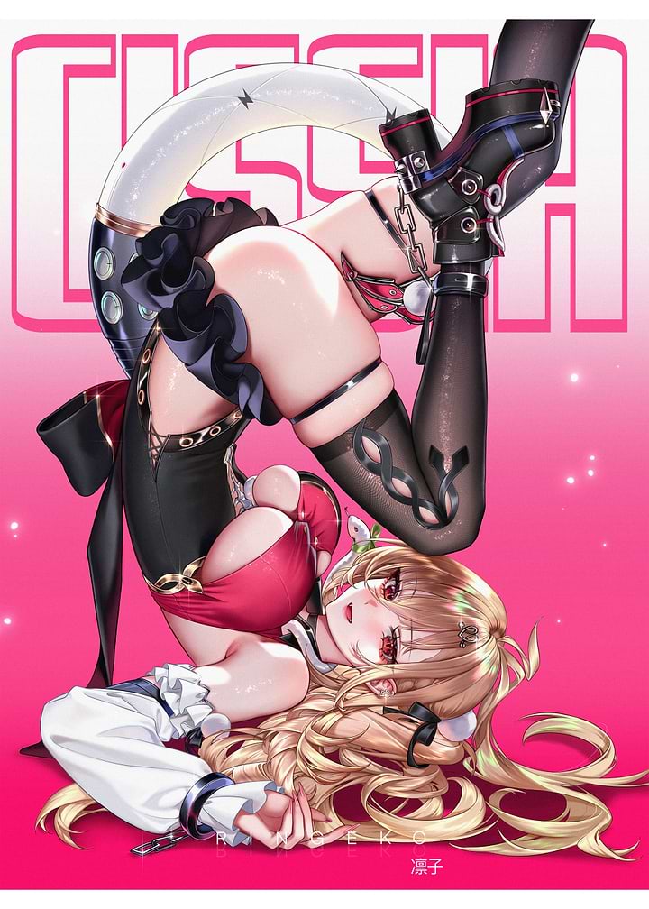 Anime Girl in Dynamic Pose