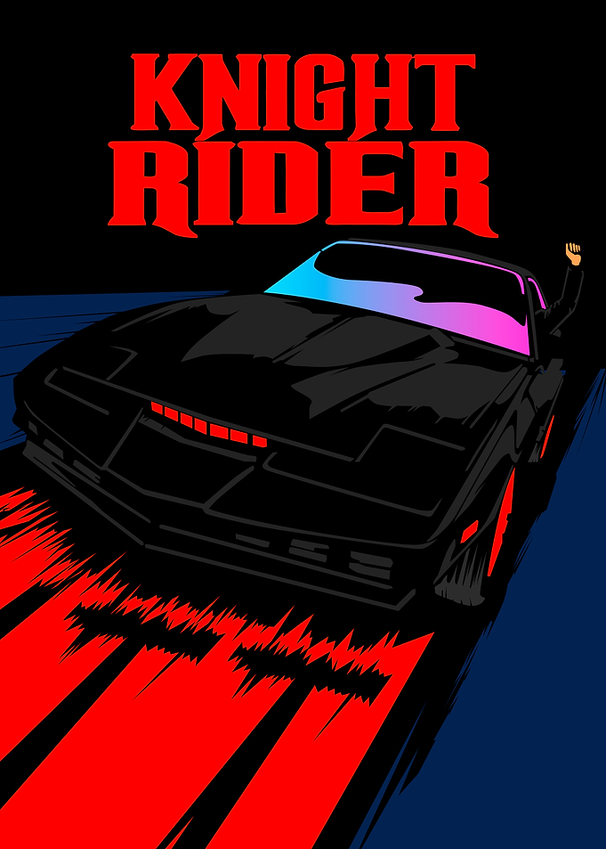 Knight Rider KITT Poster