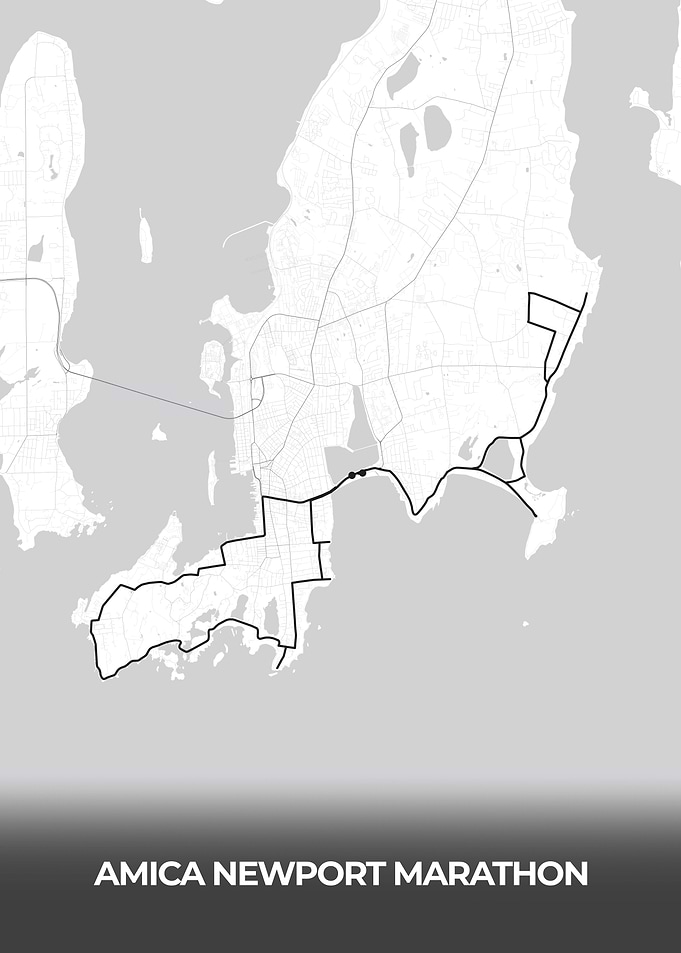 Amica Newport Marathon Route Map