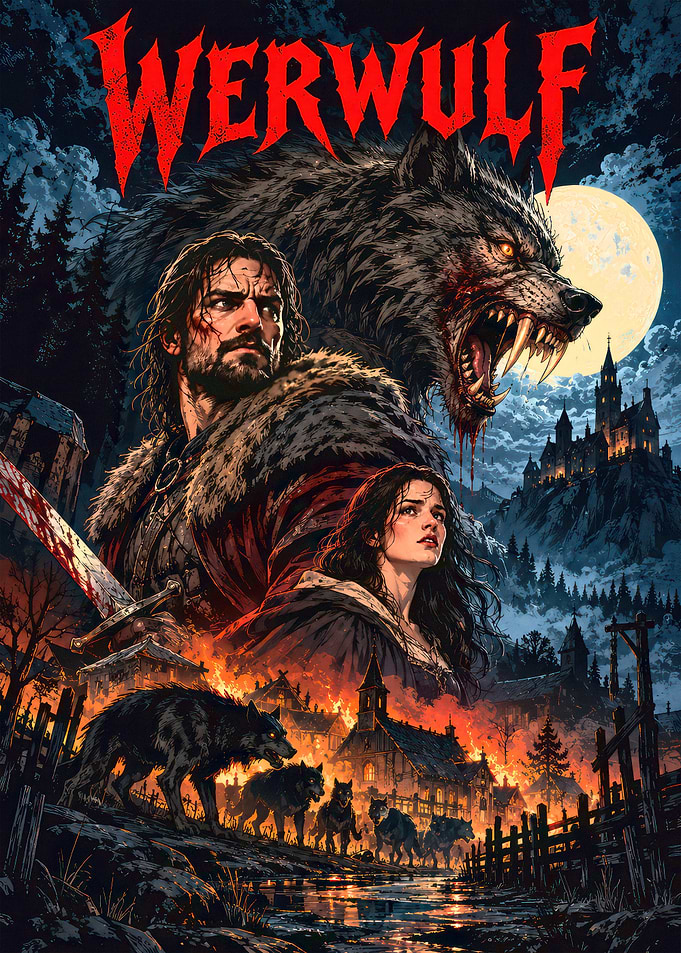 Werwulf Dark Fantasy Poster