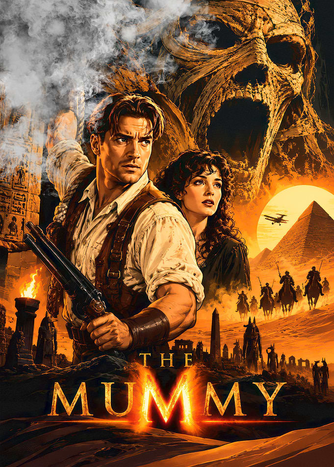 The Mummy Movie Poster Art