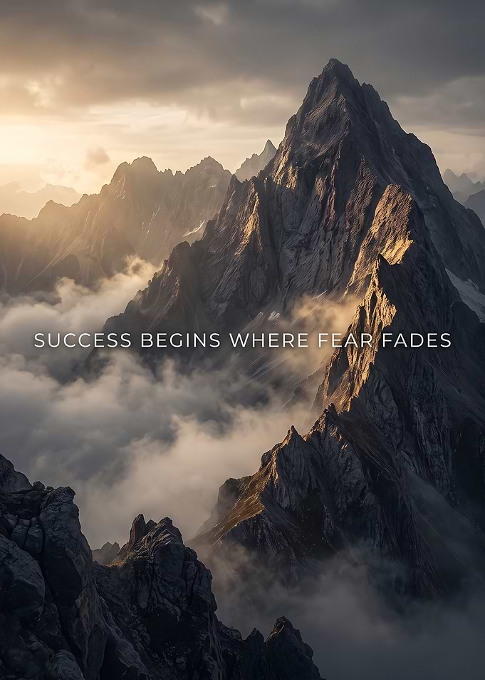 Success Begins Where Fear Fades