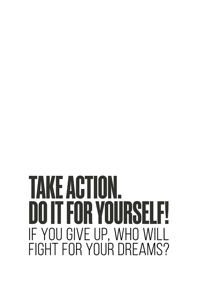 Inspirational Quote Minimalist Poster