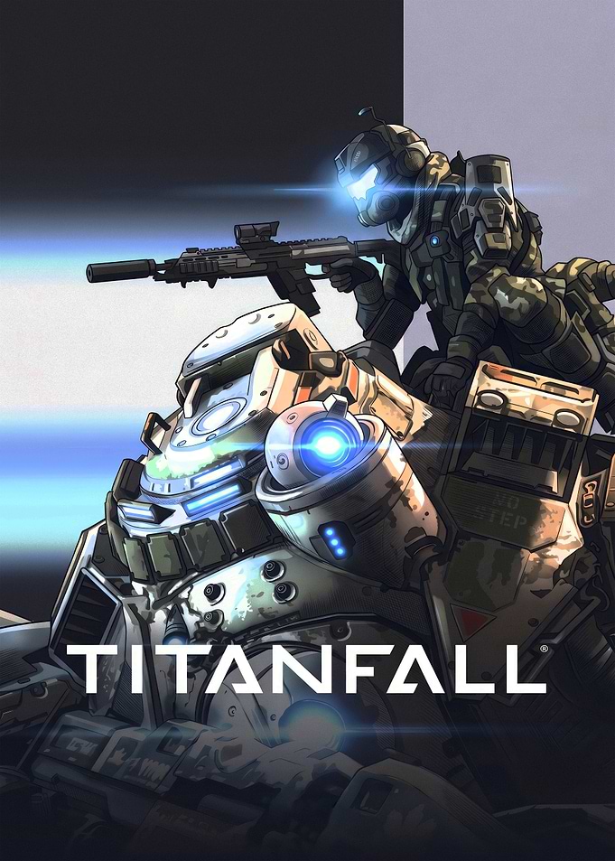 Titanfall Pilot and Titan Artwork