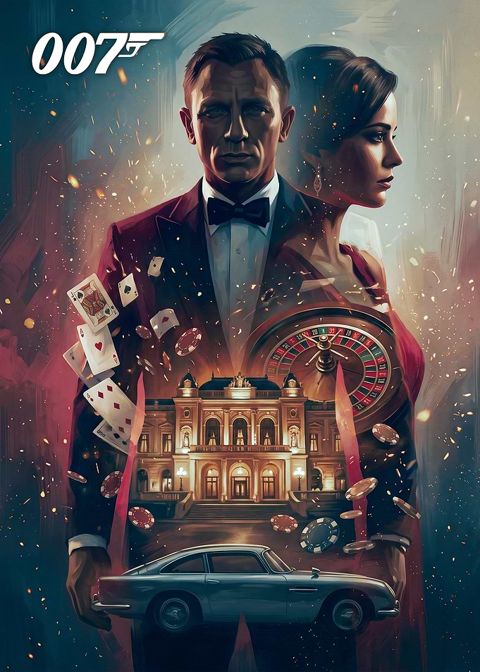 James Bond 007 Casino Royale Poster