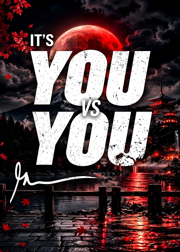 It's You vs You Motivational Poster