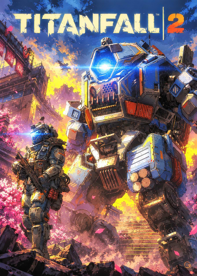 Titanfall 2 Pilot and Titan Poster