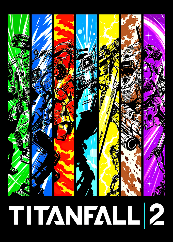 Titanfall 2 Titans Vertical Panel Art