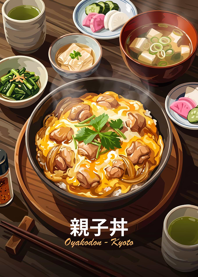 Oyakodon Japanese Chicken and Egg Bowl