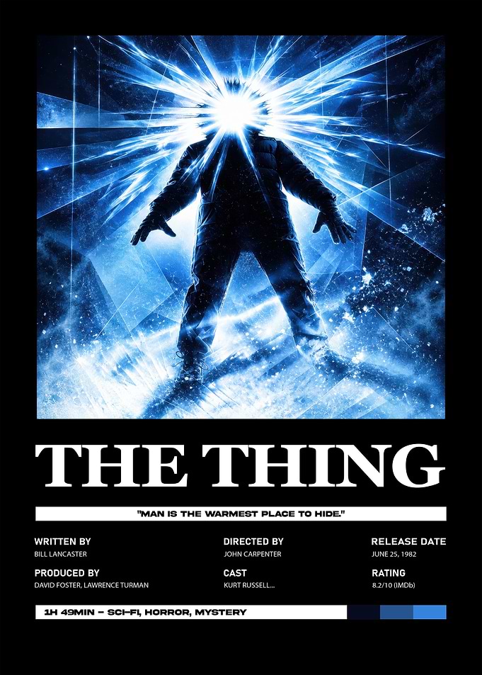 The Thing Minimalist Movie Poster