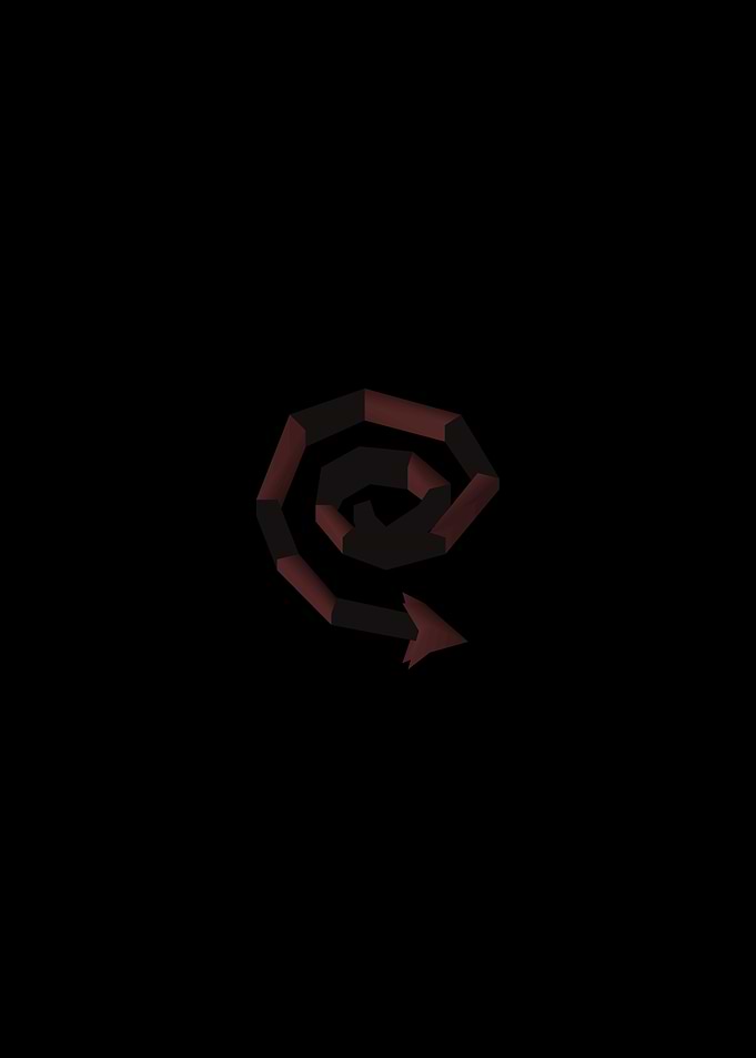 Abyssal Whip – Old School RuneScape OSRS Iconic Weapon Art