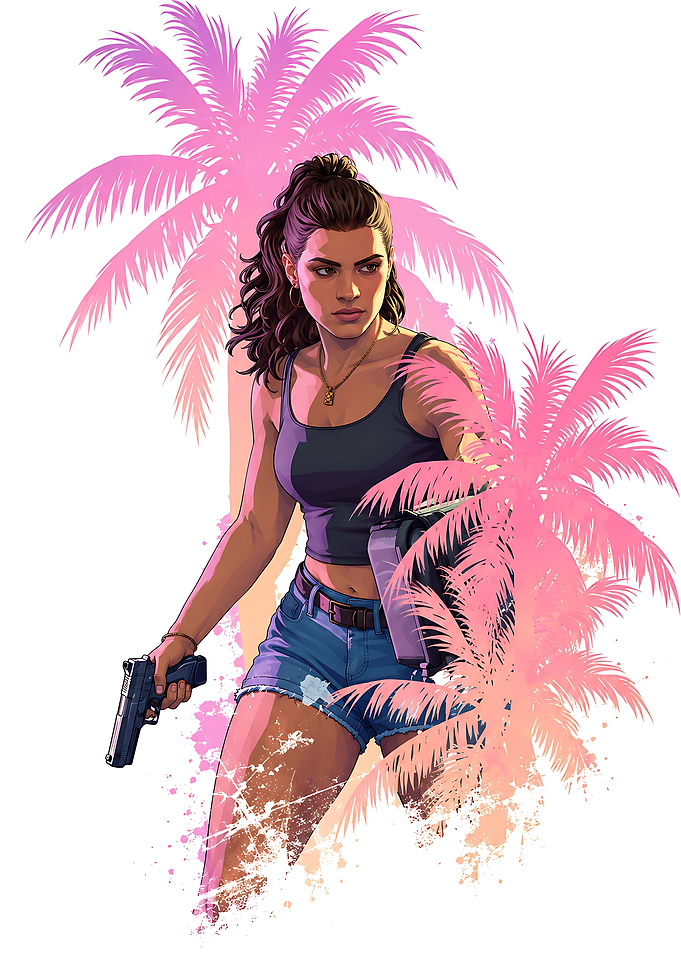 Lucia from GTA VI Artwork