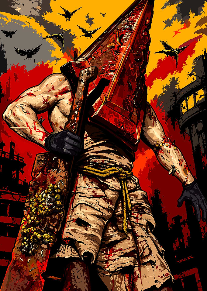 Pyramid Head Silent Hill Illustration