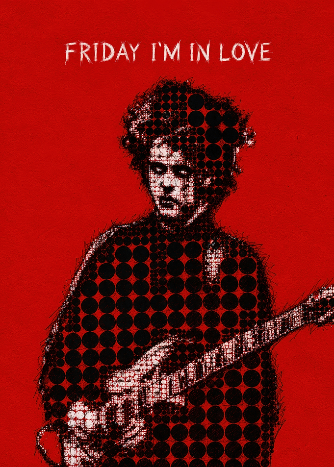 Robert Smith Friday I'm In Love Poster
