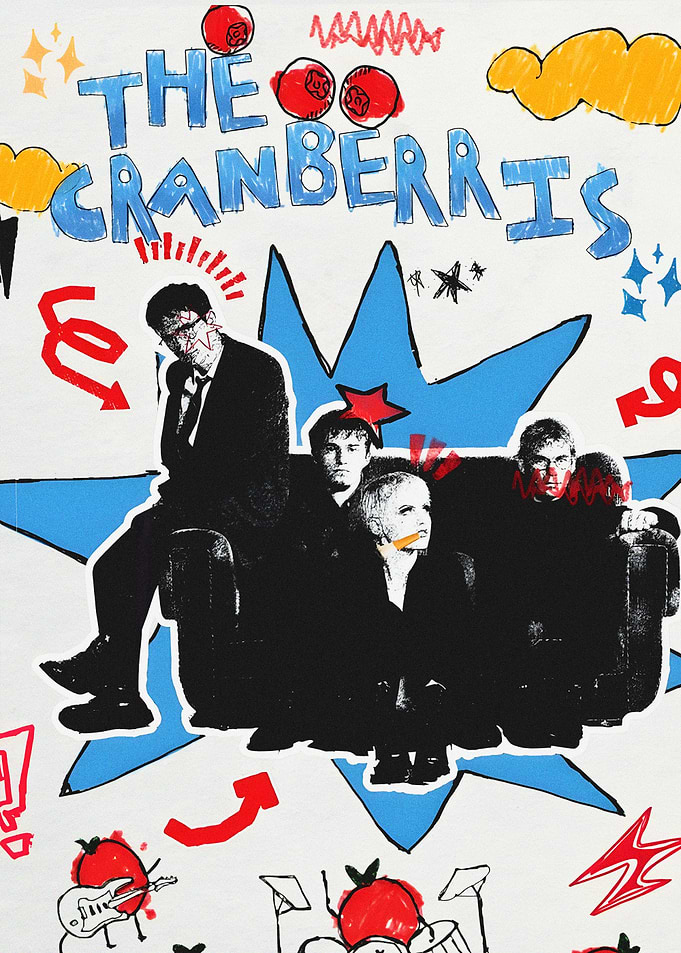 The Cranberries Band Pop Art Poster