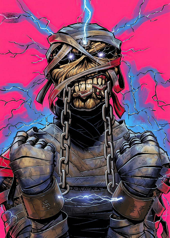 Eddie Mummy Illustration