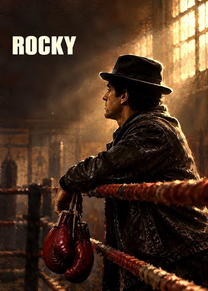 Rocky Balboa Boxing Poster