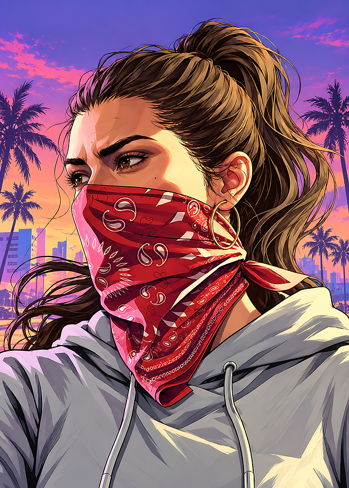 GTA VI Lucia Portrait