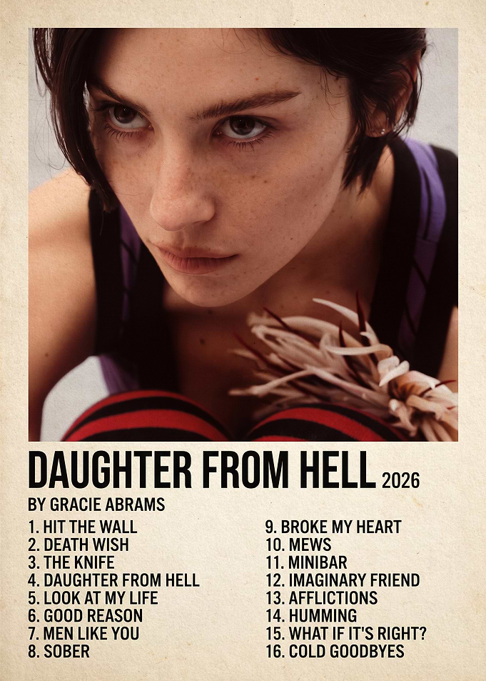 Gracie Abrams Daughter From Hell Poster