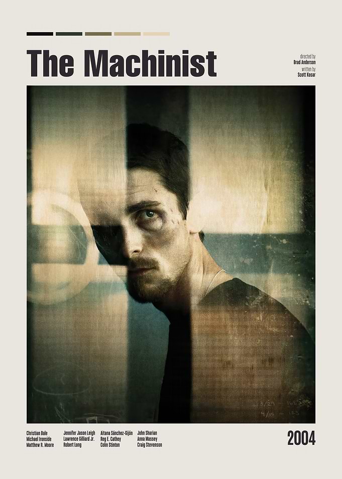 The Machinist Minimalist Movie Poster