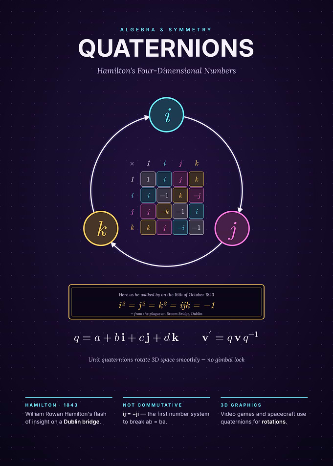 Quaternions - Hamilton's Multiplication Rules
