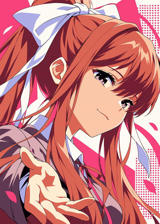 Monika from Doki Doki Literature Club